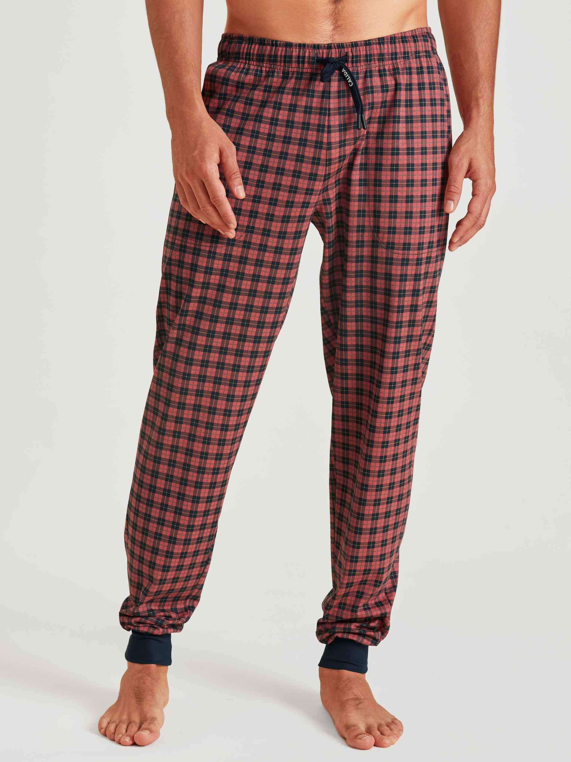 CALIDA Relax Terry Terry Pyjama with cuff red