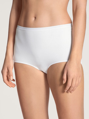 Calida Low cut onderbroek van single-jersey, model 'Natural Comfort' in wit  online kopen