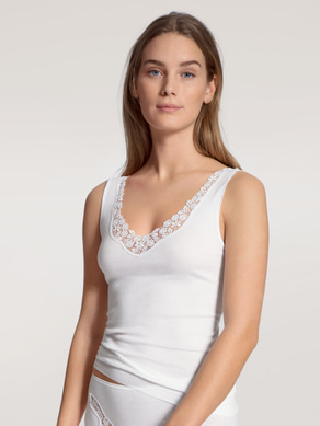 CALIDA Feminin white short Shirt Sense sleeve