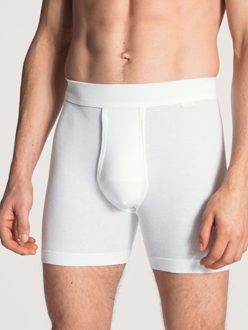 CALIDA Cotton 1:1 Classic boxer brief with fly white