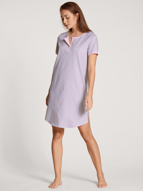 Calida Soft Cotton Short-Sleeve Nightgown  Night gown, Cotton nightgown,  Nightgowns for women