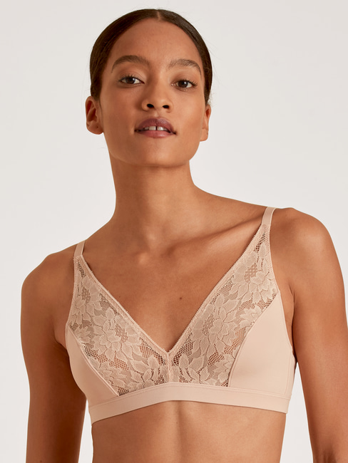 CALIDA Natural Skin Lace Soft non-wired bra, Cradle to Cradle