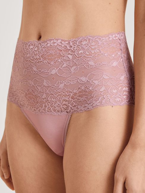 Valanda 2 Packs Lace Stripe High Waist Compression Underwear Tummy