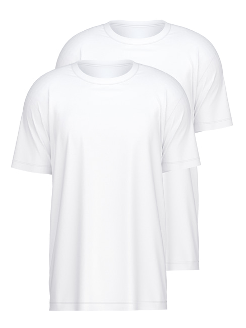 CALIDA Natural Benefit T-Shirt, 2er-Pack white