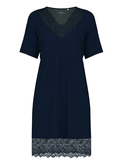 CALIDA Elegant Dreams Sleepshirt, Länge 95 cm blau