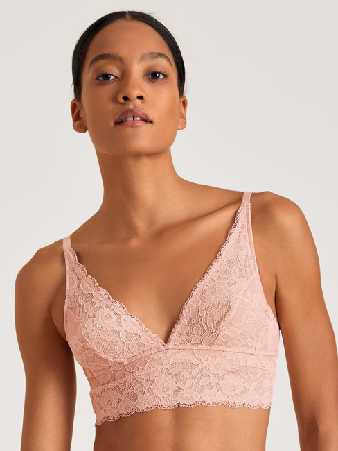 CALIDA Natural Skin Lace Soft non-wired bra, Cradle to Cradle Certified®  pink