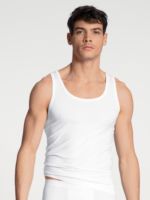 CALIDA Natural Benefit two-pack white Athletic-Shirt
