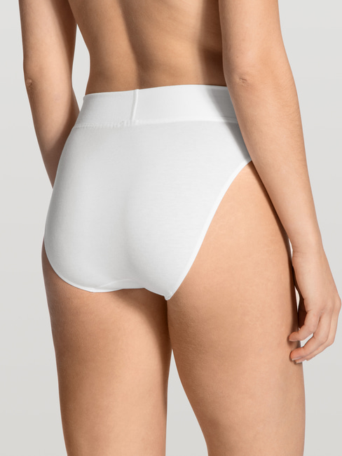 CALIDA Elastic Duopack Brief soft waistband, high waist white