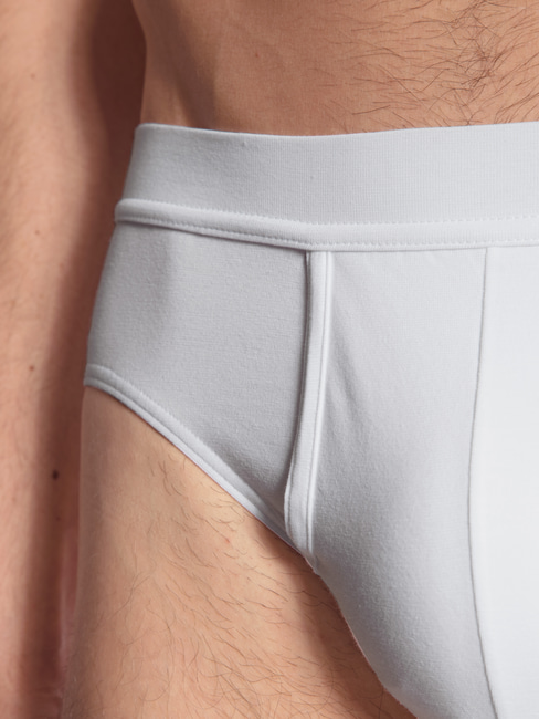 Mid rise briefs open fly - Ribbed cotton - Lisanza Uomo