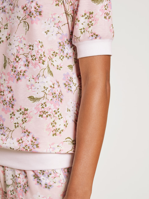 Shirt Favourites pink sleeve Rosy CALIDA short