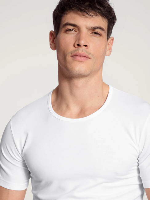 CALIDA Natural Benefit T-shirt, two-pack white
