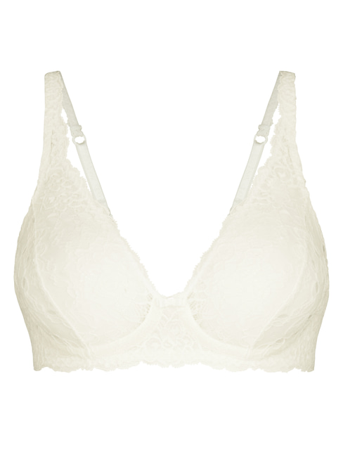 Ladies COTTON PULL ON BRA White Chest Size 32 to 52 Cup B - DD Non
